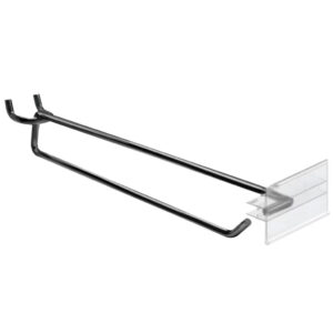 Pegboard Double Hooks | 10" Black