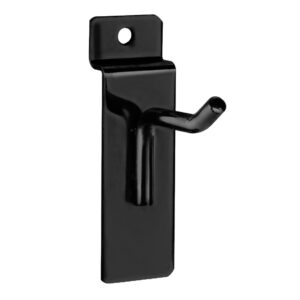 Peg Hooks for Slatwall | 2" Balck,Silver