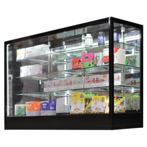 3X6 Feet Full Vision Counter Display Mirror Door